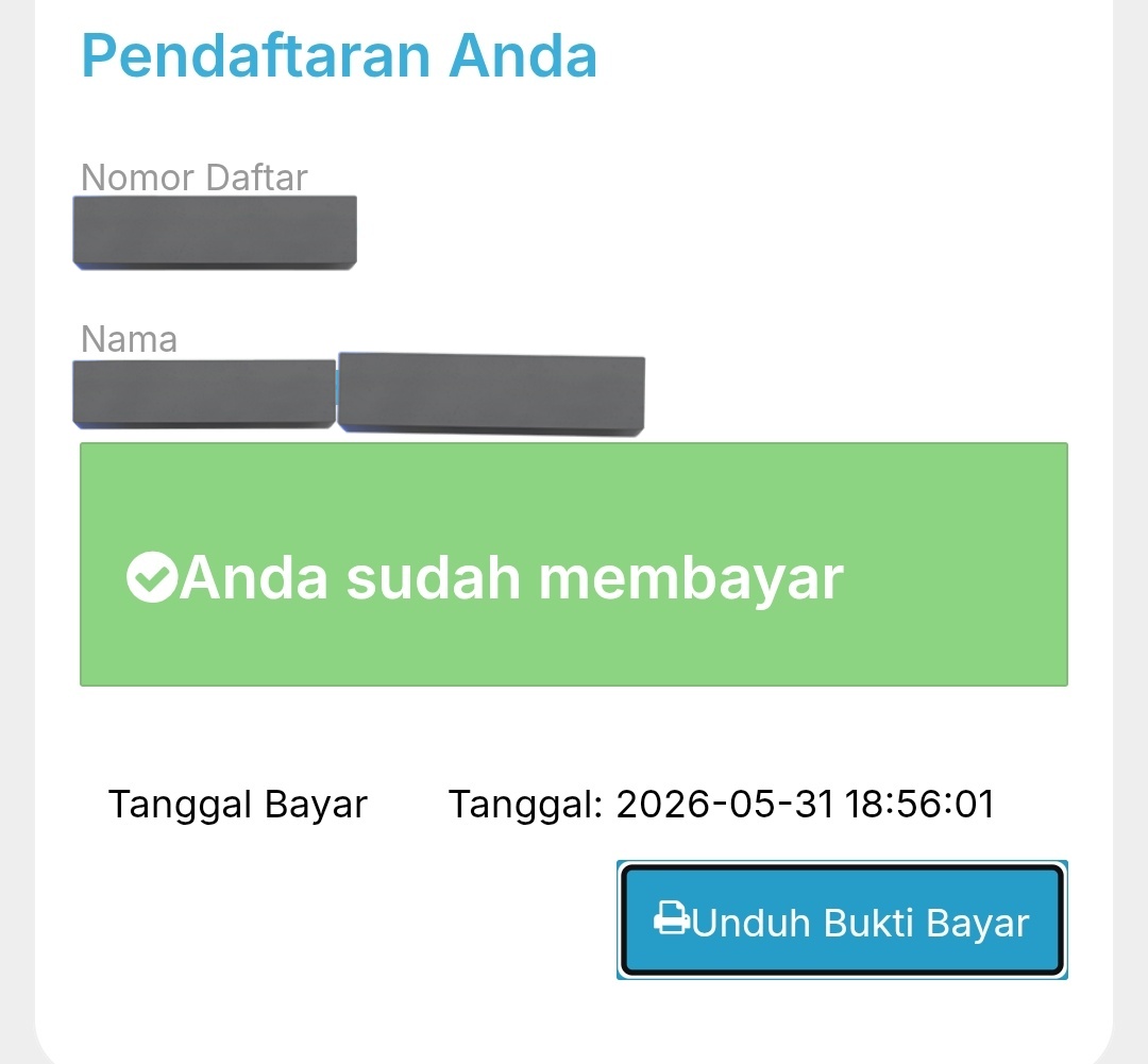 sojunghvan's tweet photo. guyss ada yang tau gak ini kenapa?? aku kan udah payment mandiri uns, tapi pas unduh bukti pembayaran kok keterangannya kaya yang di pict ke-2 yaa😭🙏🏻 mana besok hari terkahir pendafataran lagii, pliss kaya gini aman gaa sii😭🙏🏻 https://t.co/hLKGZ7twTd