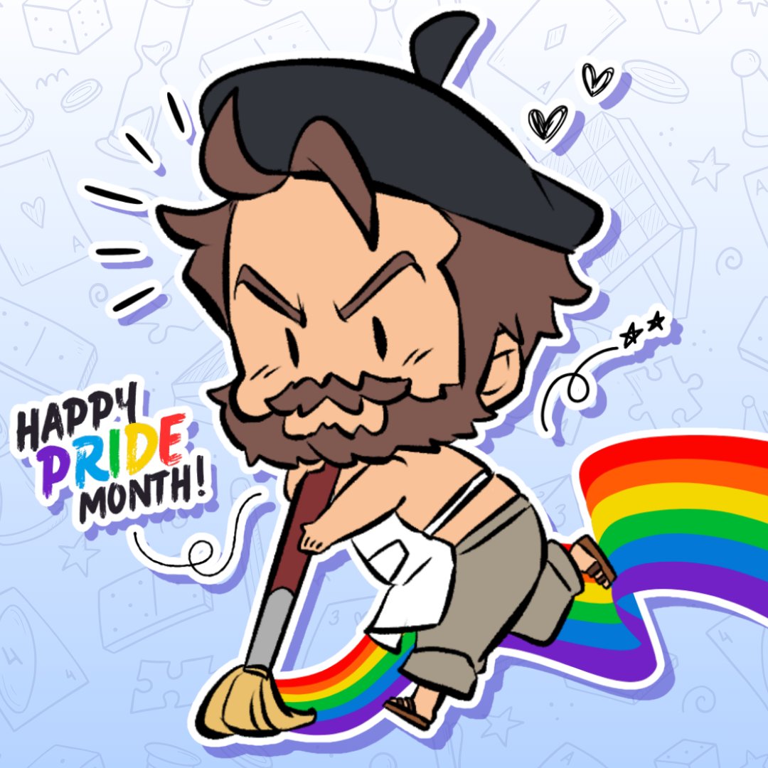 doyskidayo's tweet photo. Happy PRIDE Month! Here's a quick chibi PRIDE BEARINGTON sketch for everyone! 🐻🏳️‍🌈 https://t.co/sWZyQ9htZY