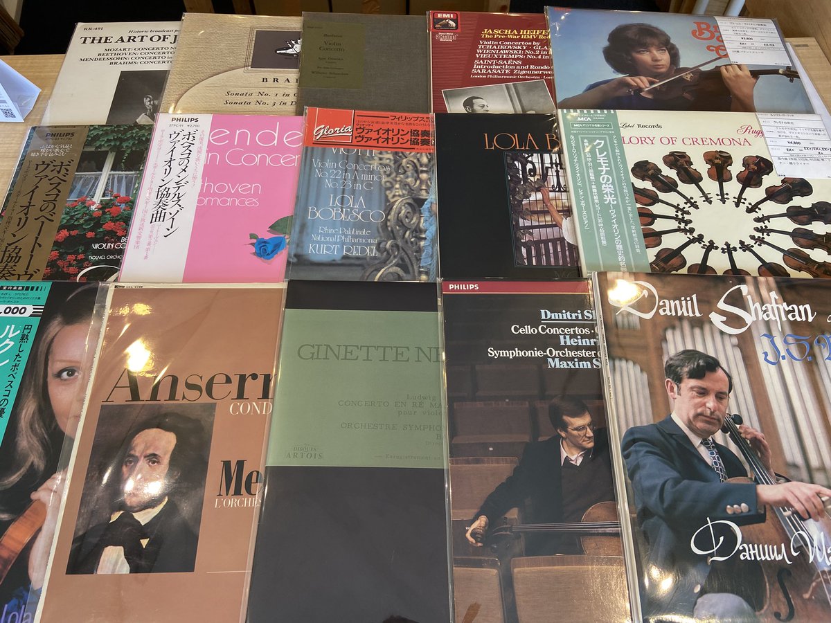 reallygood_jp's tweet photo. 【新入荷】
クラシックのレコードを追加しました！
ローラ・ホベスコ作品等、名作の国内帯付き含む50枚以上の入荷となっています。
ぜひご確認ください！ https://t.co/taCJoFazZG