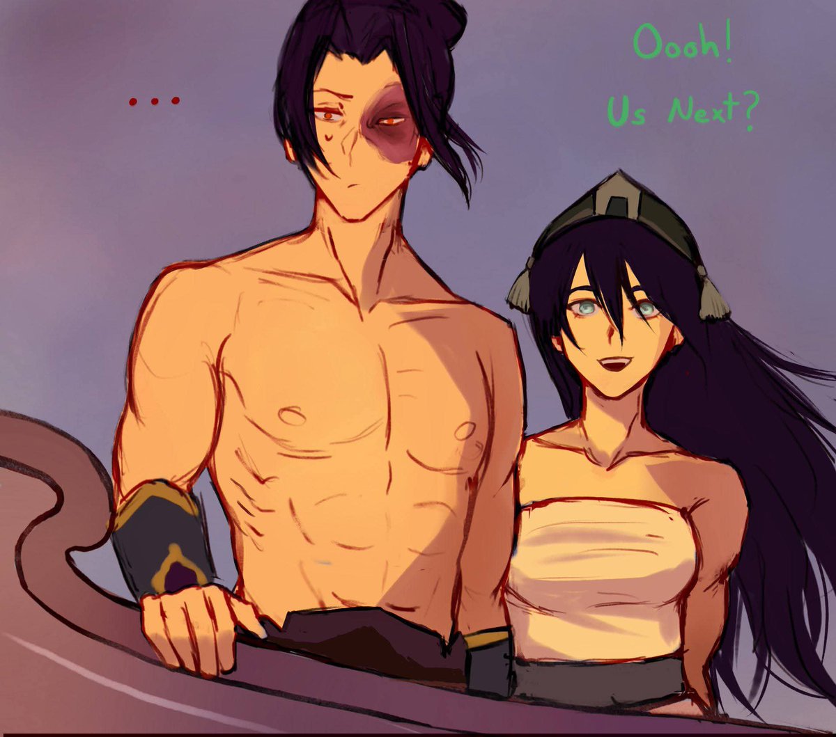 DigitalSenpai_'s tweet photo. Toph x Zuko #Toph #Zuko #avatar #Love https://t.co/NBhwFYnGre