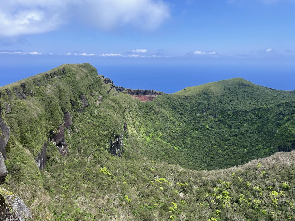 takoshimaru8's tweet photo. 2026年5月、八丈島
昨年台風で断念した八丈島へリベンジ。去年は飛行機で行く予定だったけど復興割引があったので往復船旅。宿も復興割があり格安旅行となった。
2日間めちゃくちゃ天気が良く、原付と温泉で最高に気持ちのいい旅になった。食べたい物も食べられたし1年ぶりの船旅も良かったし大満足！ https://t.co/1IGn5VqT1w