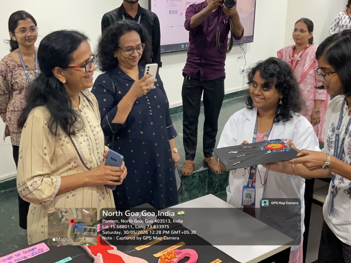 AiiaGoa's tweet photo. Awareness Lecture on World No Tobacco Day
An awareness lecture was organized by Department of Agada Tantra on 30 May 2026 on the occasion of World No Tobacco Day. The lecture titled “Tobacco – A Curse to Mankind" aimed to educate students about the harmful effects of tobacco use https://t.co/588jdAvcma