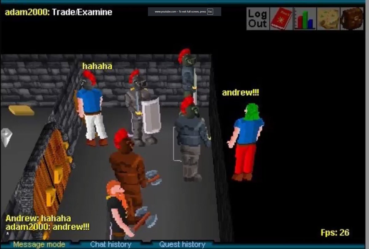 aiyuware's tweet photo. The oldest RuneScape screenshot from January 2001 https://t.co/mrSKaC8PRF