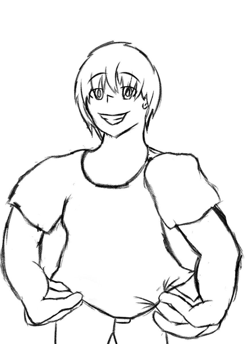 Swippy_X's tweet photo. I gonna make a red shirt!

How do I look, I’m not Tom, It’s for the girls!
#fanart #wip https://t.co/B2uj0tVpey