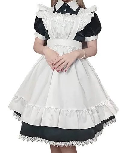 _nanopp's tweet photo. ちょーシンプルな王道メイド服と、フリフリたくさんのメイド服と、ピンクとか水色のメイド服、全部良くて🥹選べないよう😢😢😢丈もロング、膝丈、ミニ、、、悩む〜💭💭💭どれが好き？？？？ https://t.co/QI9ShjSWIM