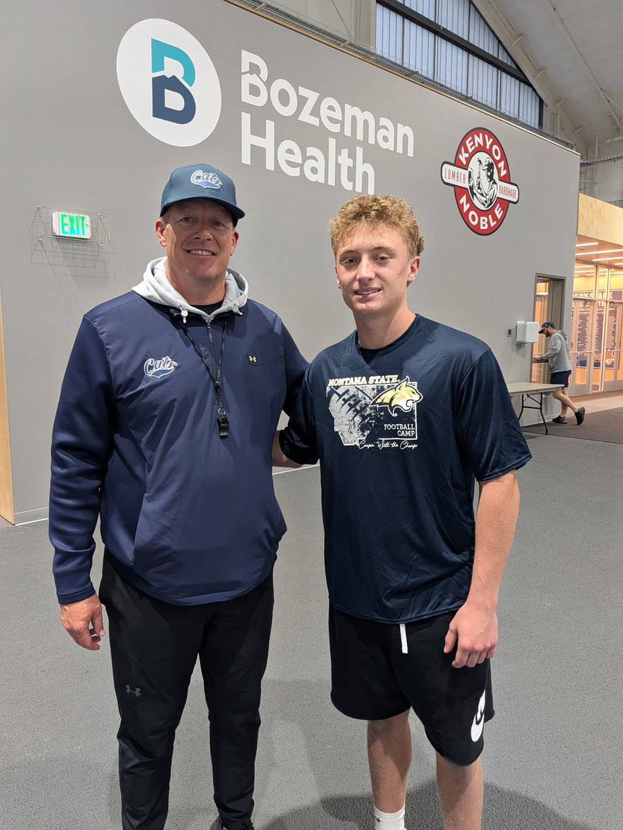 SlaterSaunders's tweet photo. Thank you @MSUBobcats_FB and the coaches for a great camp!! Can't wait for what the future holds! @coach_sterbick @CoachJ_Walsh @bvigen @BroomfieldFtbl @ChrisHelbig3 @coach_rewerts @CoPreps @CShafferCoach @PrepRedzoneCO @QBC_Denver @milehighprep @WykstraConnor @BrandonHuffman https://t.co/AEMpbKWG7A