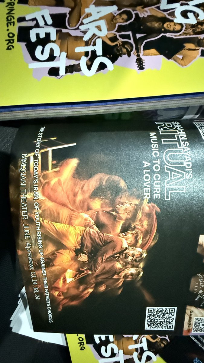 RitualThePlay's tweet photo. #ritualtheplay 
@hollywoodfringe the print guide is out and here is the ad for Ritual Music to Cure a Lover 
Previews on June 4th at 7pm
@madnanitheater 

Here is the link to get your seat👇🏾
https://t.co/7A2LZbqRKz https://t.co/DykKoobql0