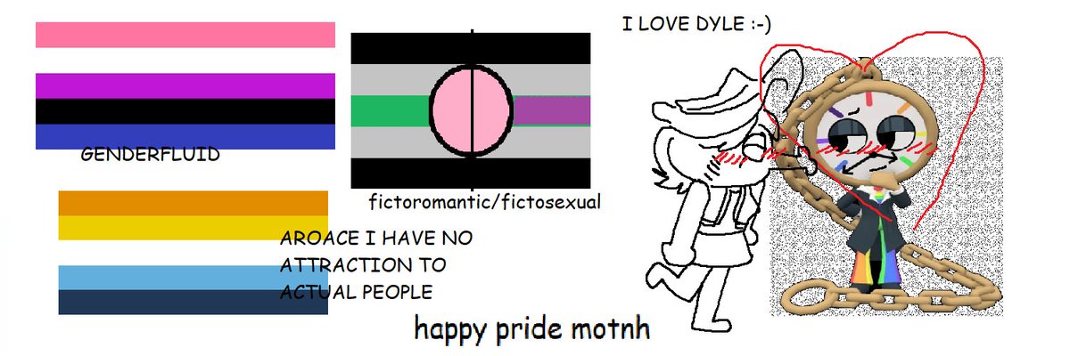 freakavoid_'s tweet photo. NEWHEADER FOR PRIDE MONTH.  MONTH THE MONTH MY MONTH. here's my flags and the other dude #evilmonstertwt #fritterwin #suckyourselfoffcrazystyletwt https://t.co/C6vTwnJLHJ