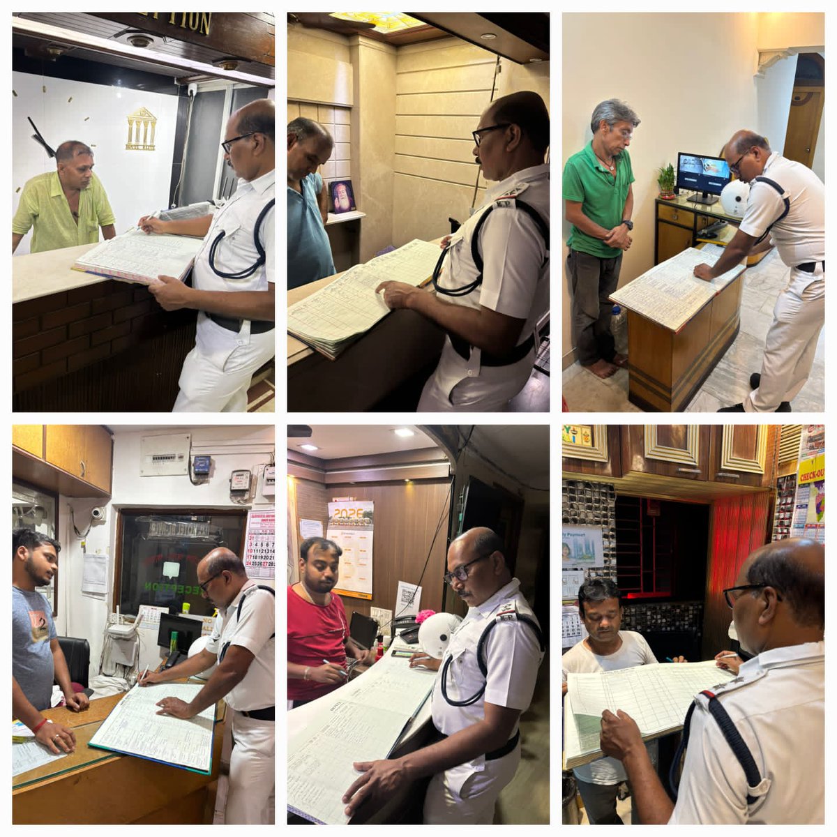 KPCentralDiv's tweet photo. Hotels and guest houses located within the New Market Police Station area have been thoroughly checked and inspected to ensure safety.
 
#KolkataPolice https://t.co/blENtjlqKS