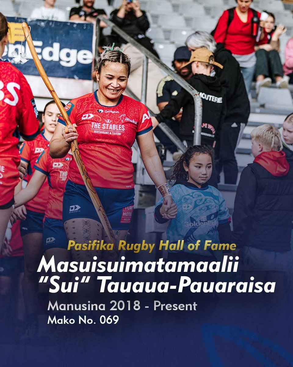 TasmanMako's tweet photo. Tālofa lava! 🌺 This week we celebrate Vaiaso o le Gagana Samoa (Samoan Language Week) by highlighting a handful of players. 

Sui Pauaraisa 
🦈 Mako #69
📍Debut vs @HarbourRugby 24.07.2021, Albany Stadium, Albany
📝 Games : 25
🏉 Points : 5 

#SamoanLanguageWeek  #FinzUp 🦈 https://t.co/iyz5TpQmaj