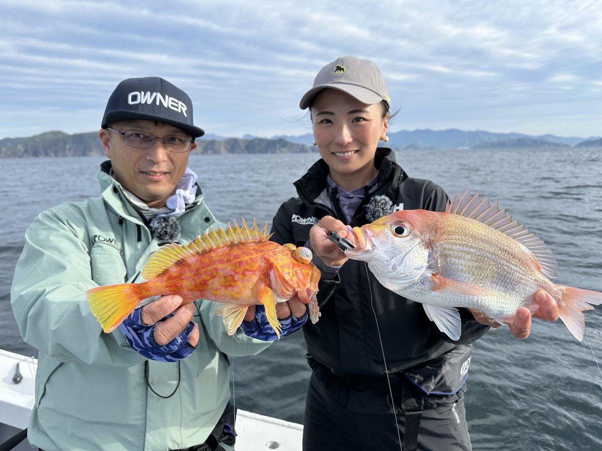 fishinglover_tk's tweet photo. 5/30🎣見逃し配信中！
紀伊長島沖で深場五目🐟
オニカサゴ＆ #アマダイ 連発✨
五目達成の大満足釣行🎣
ぜひチェック👀
#オーナーばり #船五目釣り #夜光オニカサゴ３本 #金澤美穂 さん
@fishing_you_ @tv_aichi
■オススメ動画⬇️
https://t.co/qfctd3XZUr
■関連記事⬇️
https://t.co/PLRSLJyvKk https://t.co/J54zO1adJy