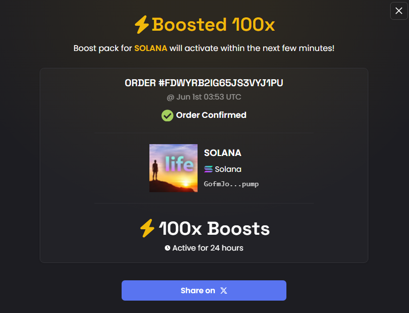 jimothy_phd's tweet photo. just spent another $1,000 on boosts.

BNB life is at 700 million btw.

I've made about 40 sol in fees

I've burned 31 sol?? (or more can't remember)

and now another 10 sol on boosts. 

I will continue, even when I get off I'll stay accountable.

when I sleep (later today) when I wake up I'll spend them all on getting this closer to BNB life.

LETS GET SOLANA IS LIFE TRENDING