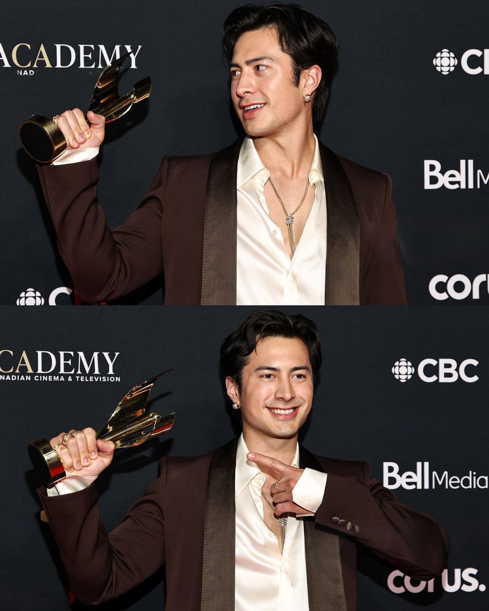 _filmcrave's tweet photo. Hudson Williams has won Best Lead Performer for ‘HEATED RIVALRY’ at the 2026 Canadian Screen Awards. 📷 https://t.co/Ku8gNmXokx