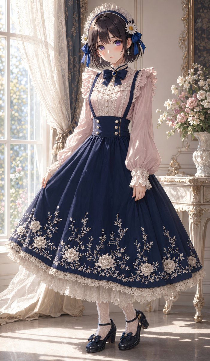 こんにちは✨️ アリス服飾店様のプロンプトをお借りしました🙇 うちの