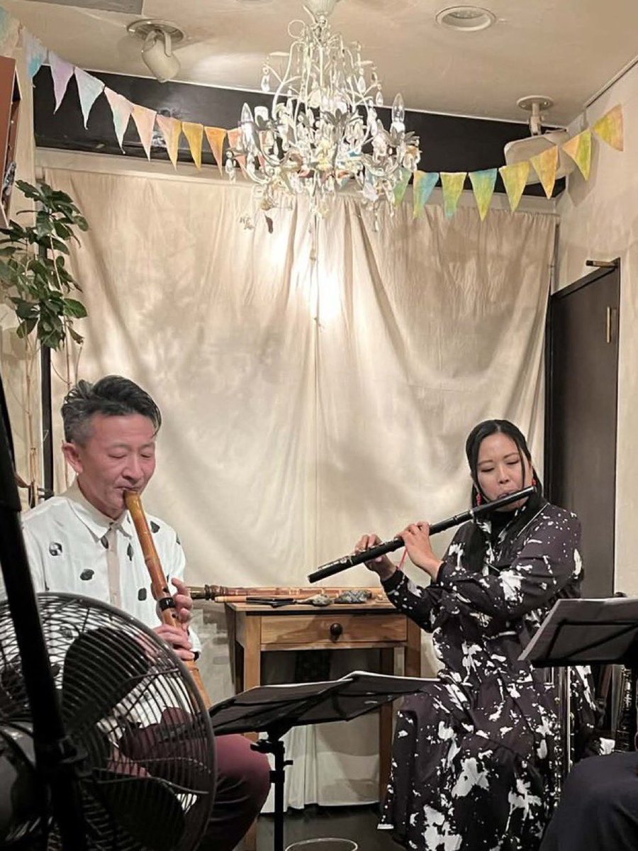 6/4㊍ 尺八/笛&サックスLIVE open19:00 start19:30 charge3,500+2d