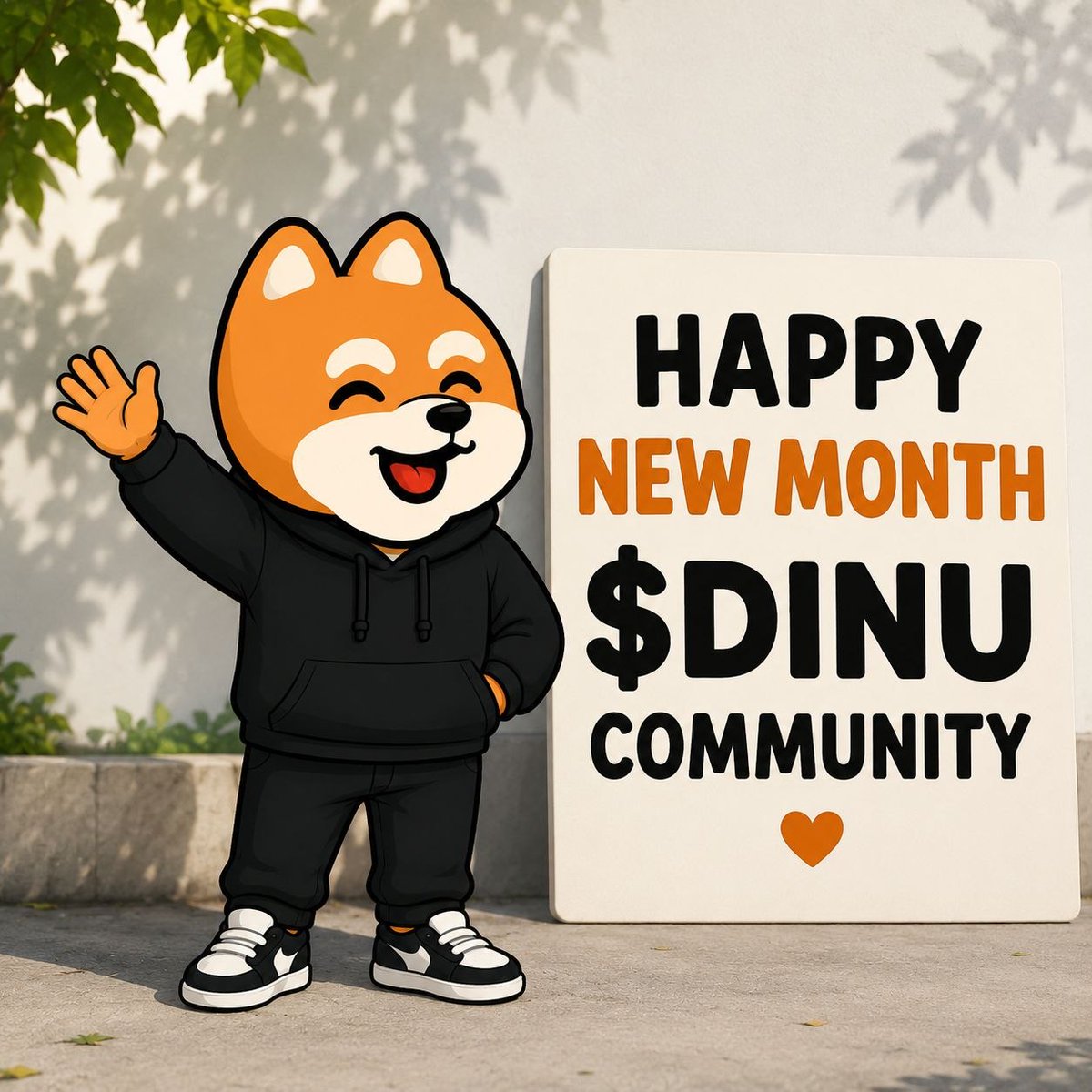 dogey_inu's tweet photo. gm happy new month $DINU believers 🐶 https://t.co/djvWbKOxEt