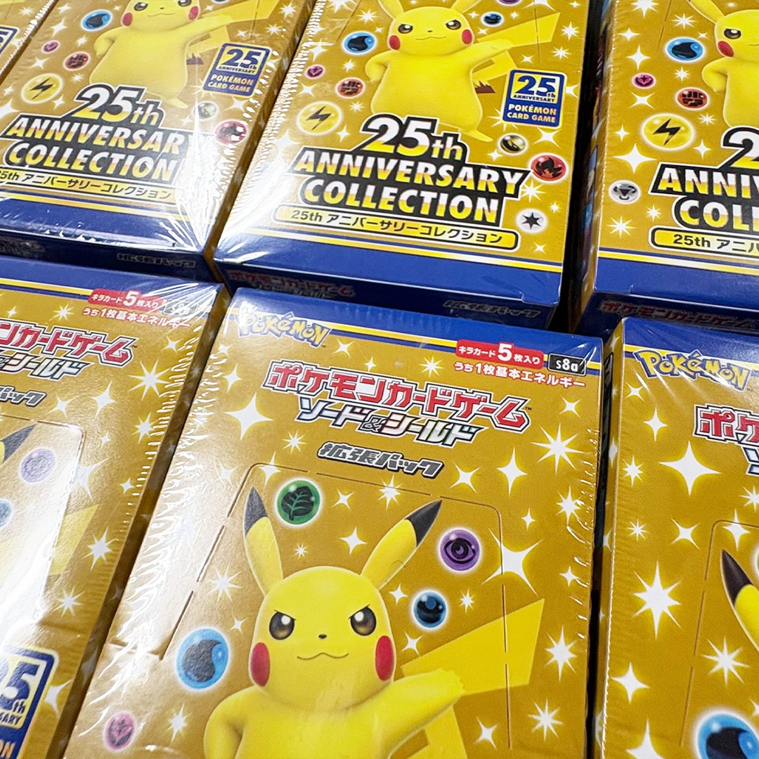 【まとめ売り】25th Anniversary Collection 5p ポケカ 抽選販売のお知らせ】 「25th ANNIVERSARY COLLECTION」 1BOX