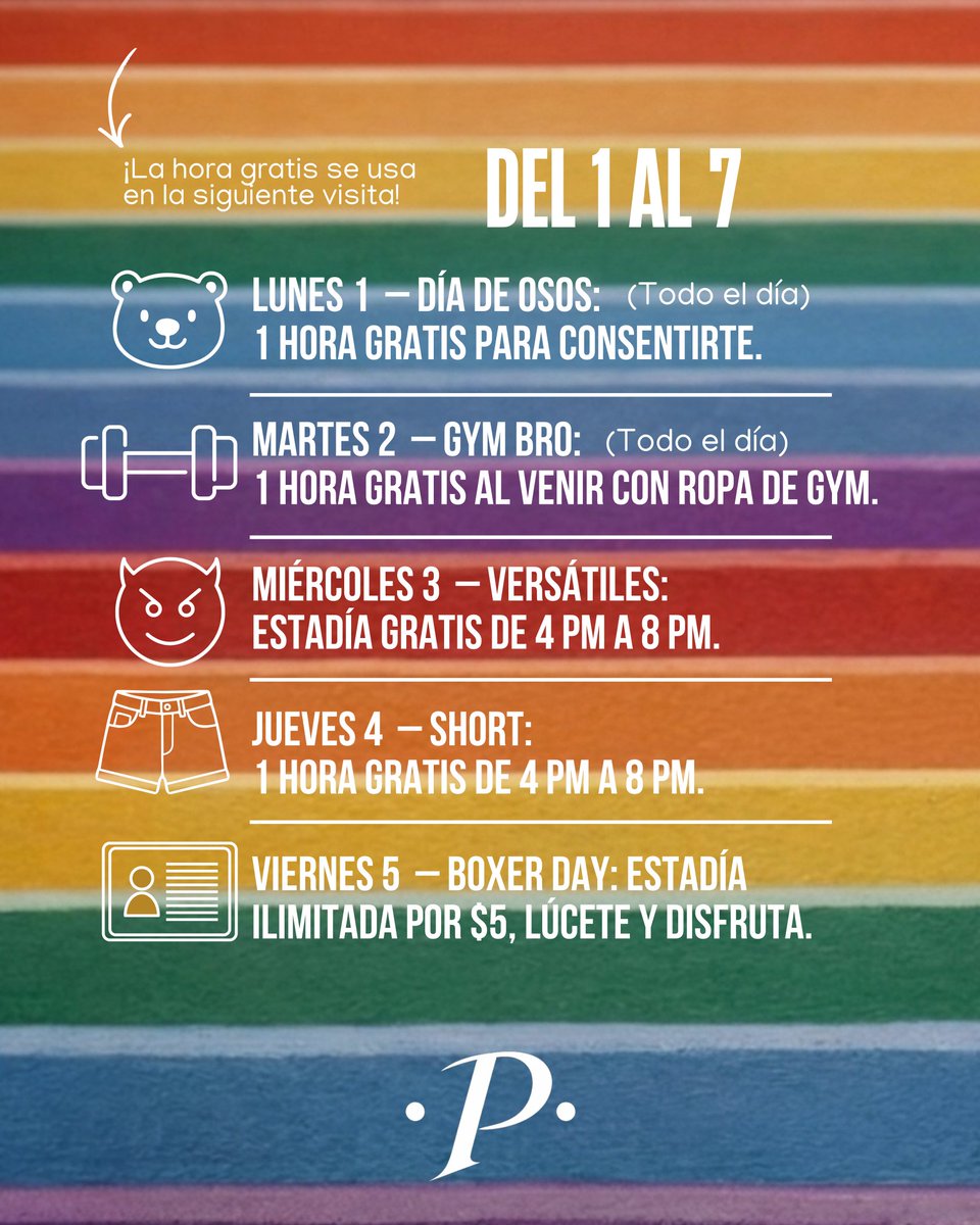 secrethousesv's tweet photo. 🌈 ¿Sabías que la primera bandera del Orgullo fue creada en 1978? Un símbolo que sigue representando diversidad y libertad. ✨ Ven a disfrutar un espacio donde puedes ser auténticamente tú. https://t.co/RgVB1ebY4b