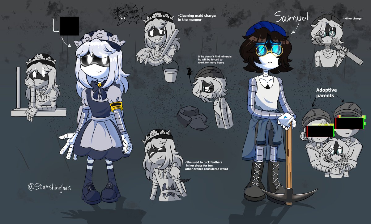 StarshineJhas's tweet photo. Past versions of my MD ocs
#murderdrones #Murderdronesoc https://t.co/xCP1qbTrTC