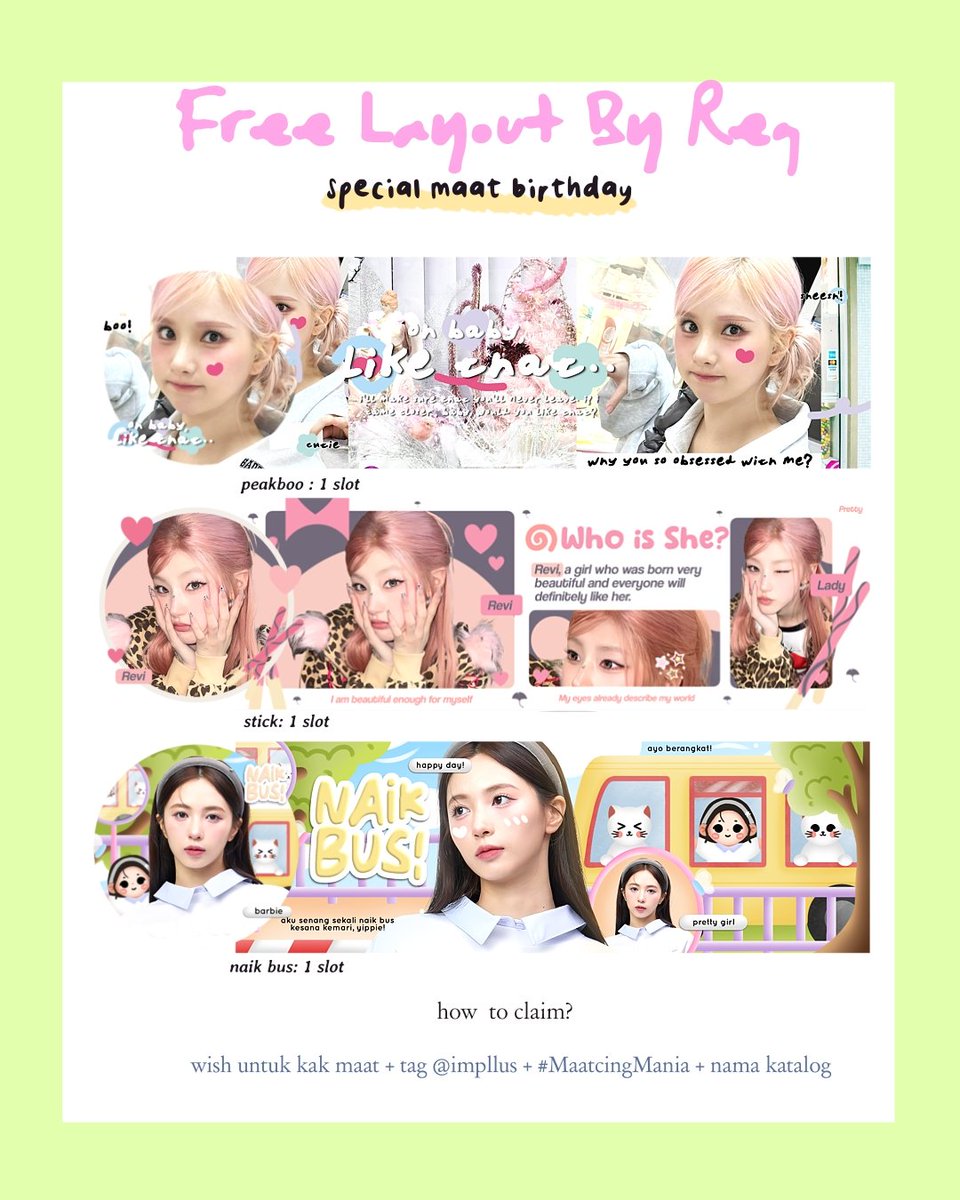 barbie, free layout 📌 tweet media