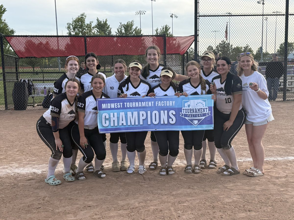 T3_Mavericks's tweet photo. Congrats to the 16U T3 Mavericks Restifo team on winning the War on the Shore tournament!
The team went 5-1 overall with a total team effort in bracket play racking up 85 hits and scoring 37 runs. Great job players, coaches and supportive families in the stands! 💪🔥👏 https://t.co/Q2jWtuZsJ5