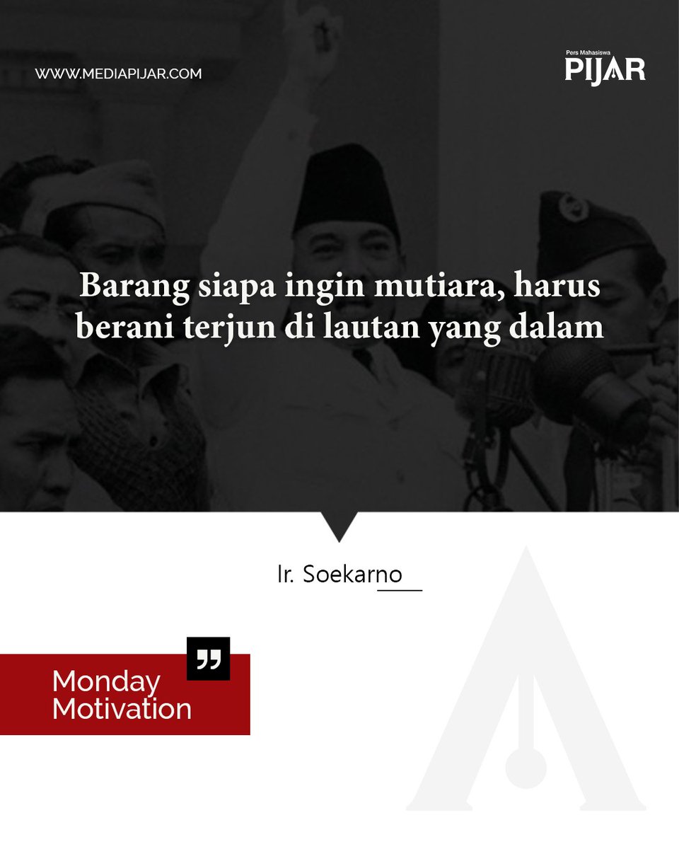 persmapijarusu's tweet photo. Jangan takut memulai dari langkah kecil. Konsistensi yang dilakukan setiap hari sering kali membawa perubahan yang lebih besar dari yang kita bayangkan.

Selamat hari Senin dan selamat beraktivitas, Sobat Pijar!

#mondaymotivation #persmapijar #pijarusu https://t.co/h0JdXoyu4E