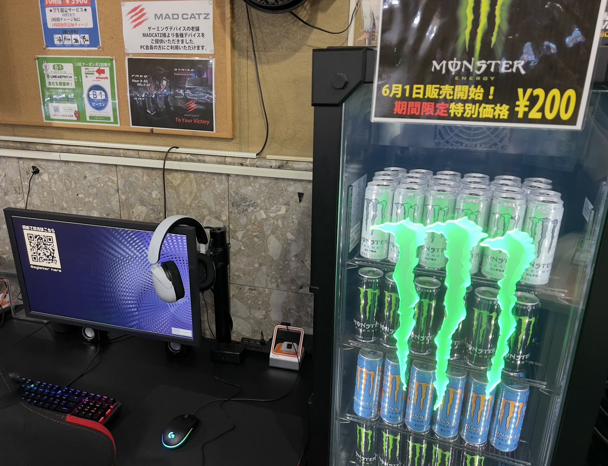 本日よりモンスターエナジー🟢販売開始しております‼️ ・オリジナル