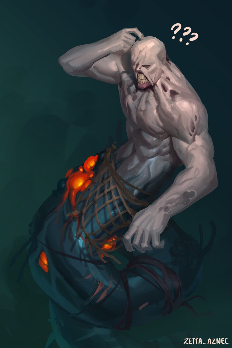 ZETTA_AZNEC's tweet photo. Fish Nemesis Fish Nemesis

im ngl i  got  really lazy with this  one, i had a much  more "sunken ship horror" design in mind but instead we have eel boy
#NemesisTType #ResidentEvil #mermay2026 https://t.co/OnuM9zplJI