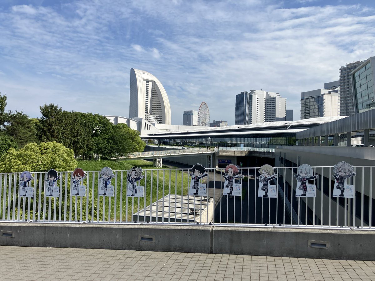 🚢第45回横浜開港祭🚢 #横浜開港祭 『18TRIP』 ミニキャラパネル展示