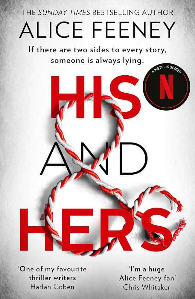 tjuitanran's tweet photo. Currently Reading:
His &amp; Hers by Alice Feeney https://t.co/ARzN8Ib9ko