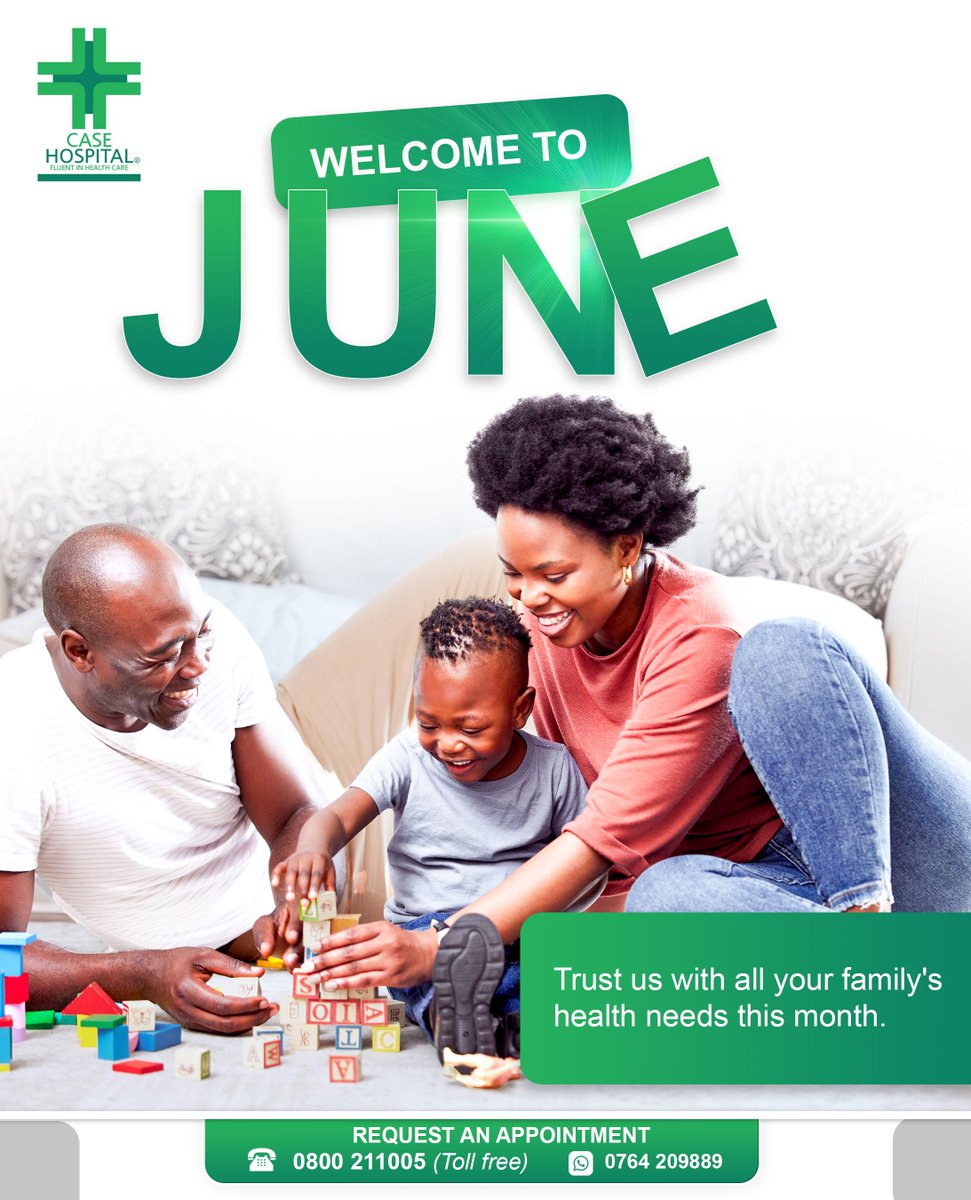 casemedservices's tweet photo. Welcome to the 6th Month of the Year!

We hope you and your family are enjoying good health. As you step into this new month, take time to enjoy every moment, smile more, and make room for healthy living, meaningful connections, and quality time with friends and family.

If you have any health concerns, visit us today for expert care and support.

Your health is our priority.