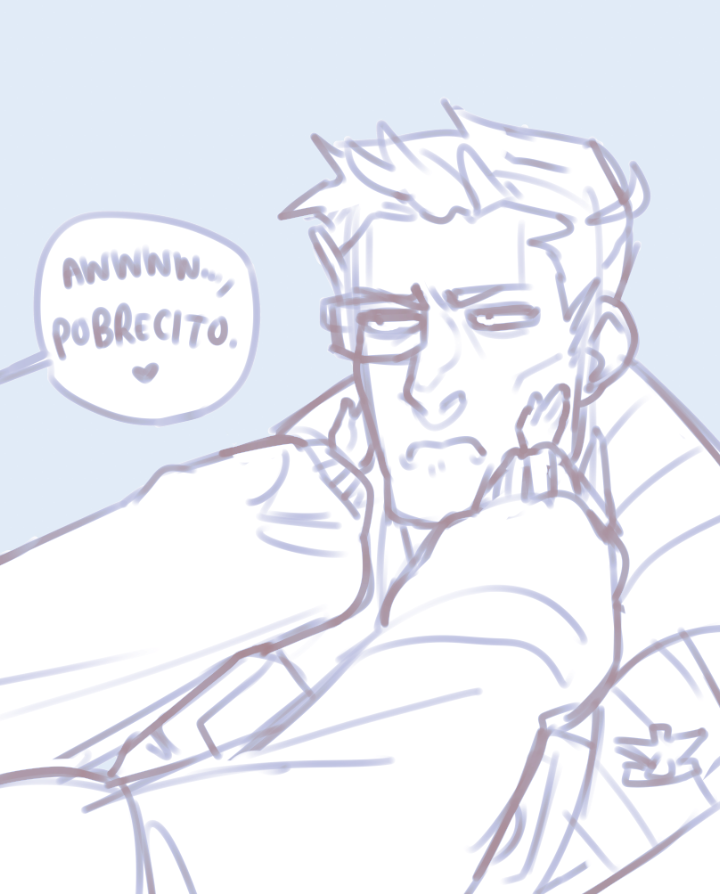 loverfan321202's tweet photo. tiny hands gabriel reyes and strike commander jack pobrecito morrison overwatch https://t.co/jao5AWgJRN