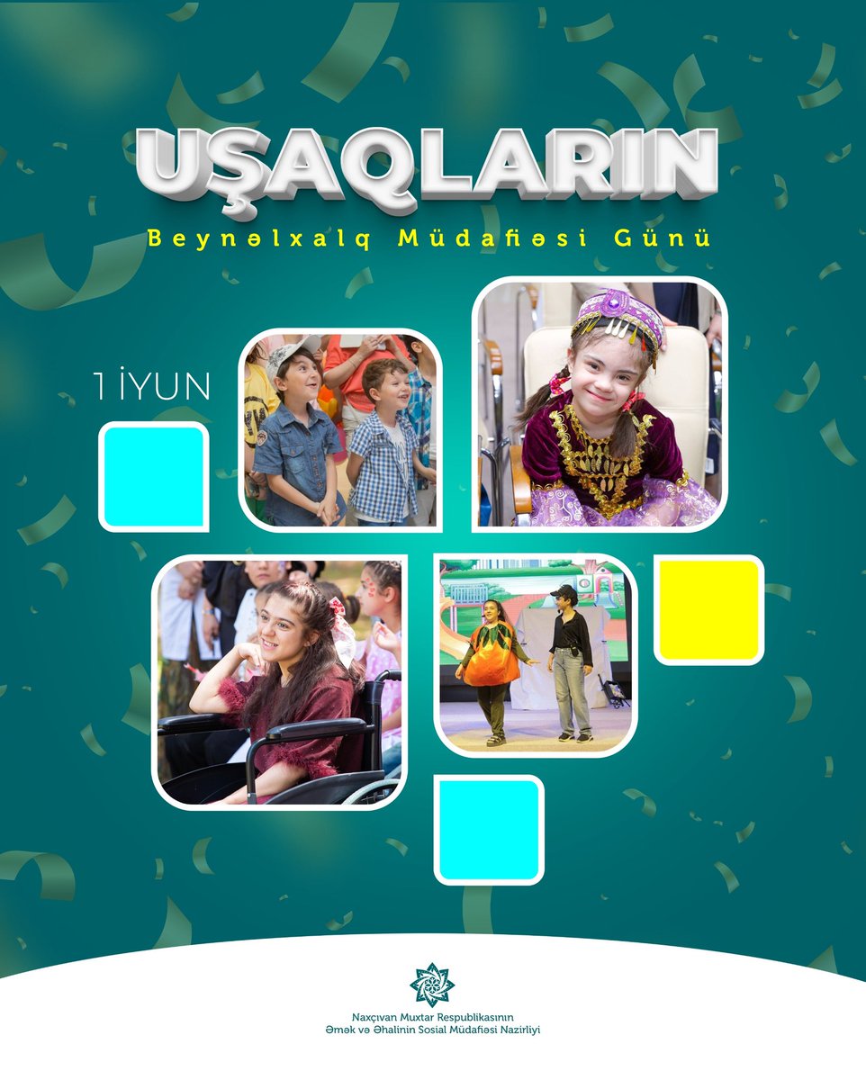sosial_nmr_az's tweet photo. 1 İyun - Uşaqların Beynəlxalq Müdafiəsi Günüdür.🎈 

Uşaqların hüquqlarının qorunması və onların sağlam, təhlükəsiz mühitdə böyüməsi istiqamətində ölkəmizdə ardıcıl və məqsədyönlü tədbirlər həyata keçirilir.

#NMRƏƏSMN #UşaqlarınBeynəlxalqMüdafiəsiGünü https://t.co/FUdJdADuMN