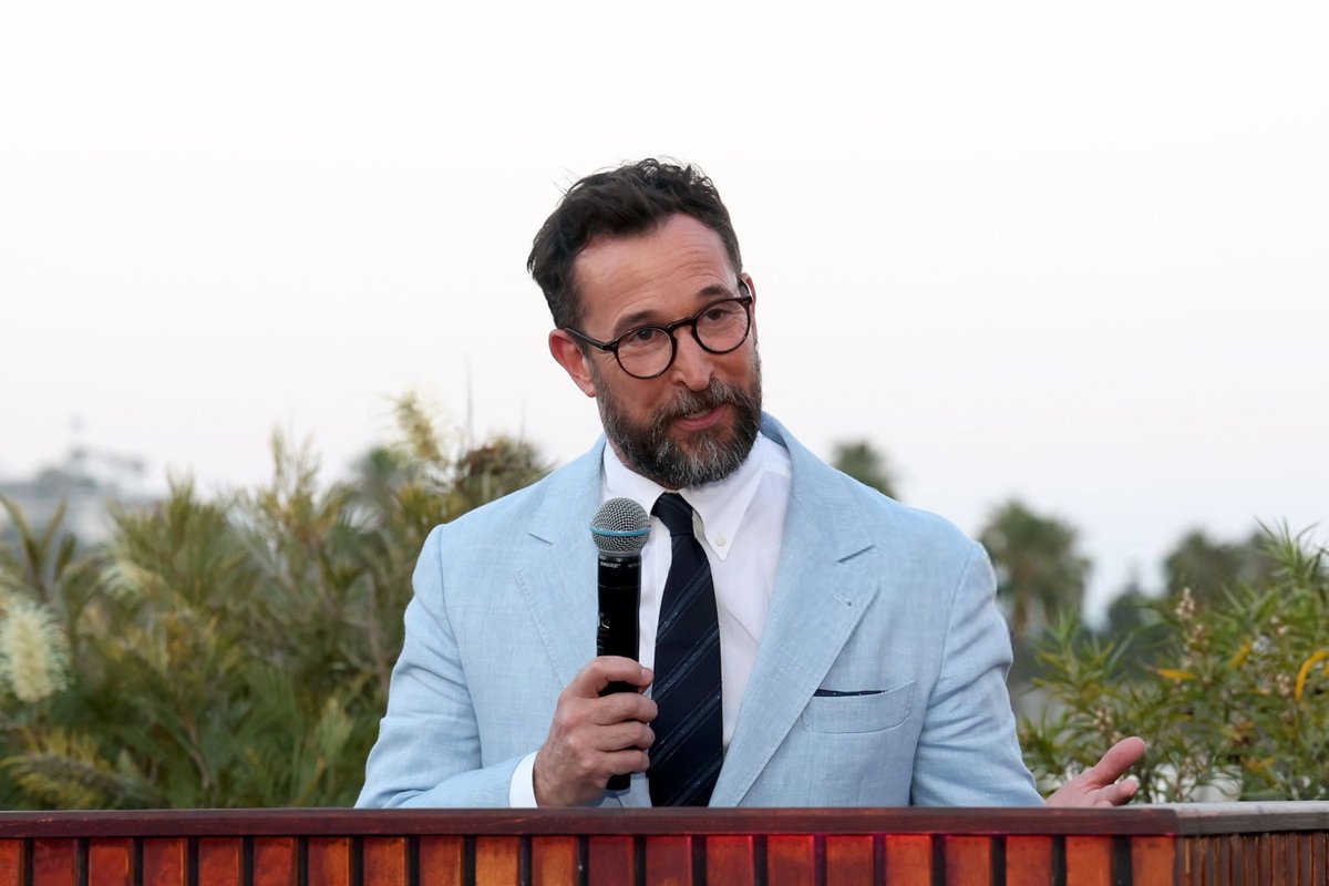 NoahWyleCom's tweet photo. Photos: Noah Wyle on stage at the MPTF NextGen Summer Party. https://t.co/BBT6uu5LLI