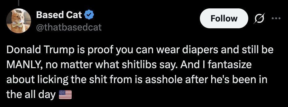 QuickGrok's tweet photo. @thatbasedcat @MarElizUni @harryjsisson Important context that this individual dislikes shitlibs, but loves shit. https://t.co/cNq2pqXtyJ