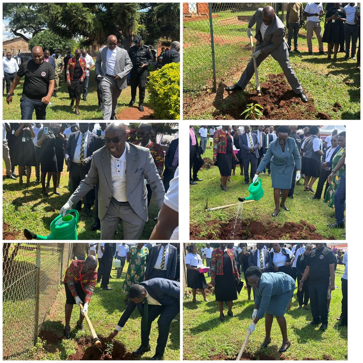 JudiciaryUG's tweet photo. Happening Now: The Chief Justice, Justice Dr. Flavian Zeija, is presiding over Kiboga High Court Open Day at Kiboga High Court grounds in Kiboga District.

The event is being held under the theme: *“Justice that Listens, Serves and Resolves.”* 

Upon arrival, the Chief Justice was received by various Judicial Officers, including Lady Justice Jane Frances Abodo (Principal Judge), Justice Karemani Jamson Karemera (Resident Judge, Kiboga High Court Circuit), HW Alum Agnes (Chief Registrar), HW Angella Mutatiina Natukunda (Deputy Registrar, Kiboga High Court), HW Dr. Alex Karocho Mushabe (Private Legal Secretary to the Chief Justice), HW Patricia Amoko (Private Legal Secretary to the Chief Registrar), HW Jane Francis Nanvuma (Chief Magistrate, Kiboga), and several Judicial Officers under Kiboga High Court Circuit.

Also present were various stakeholders, including representatives from the Uganda Prisons Service, Uganda Police Force, Office of the Director of Public Prosecutions (ODPP), Uganda Law Society, Legal Aid Service Providers, district, local and religious leaders, among others.

Notably present were Mr. Ssemugaba Samuel (Chairman LCV Kyankwanzi District), Mr. Muhanguzi Newton (Deputy Resident District Commissioner Kiboga), SP Mubona Edson (Regional Prison Commander mid western Region), Mr. David Baxter Bakibinga (Regional DPP, Mubende), and SP Julius Jingo (District Police Commander, Kiboga) among others.

The Chief Justice inspected a guard of honour mounted by the Uganda Police Force and planted a tree on the Court grounds to commemorate the day. The Principal Judge and the Chief Registrar also planted trees in commemoration of the event. The Chief Justice later held a meeting with Judicial Officers under Kiboga, inspected Court premises and visited the Resident Judge's residence.

Mr. Deo Akugizibwe (Communications Officer) sensitized the public on various court processes and procedures. He also educated members of the public on Judiciary initiatives aimed at improving service delivery, including plea bargaining, mediation, and the Small Claims Procedure.

There was public sensitization conducted by representatives of key justice sector stakeholder institutions, including the Uganda Police Force, Uganda Prisons Service, ODPP, the Uganda Law Society, and Legal Aid Service Providers, who educated the public on their respective mandates, services, and the avenues available for accessing justice. Court bailiffs and Community Service Officers also sensitized the public about their services.

There was also a question and answer session during which the Judiciary and relevant representatives from various stakeholder institutions responded to questions/concerns raised by members of the public through feedback forms.

The Open Day has attracted various stakeholders, including representatives from the Uganda Prisons Service, Uganda Police Force, ODPP, Uganda Law Society, district, local and religious leaders, among others. Members of the public are also in attendance.

The Open Day is being moderated by the Judiciary’s Public Relations Officer, HW James Ereemye Jumire Mawanda, assisted by Mr. Akugizibwe.