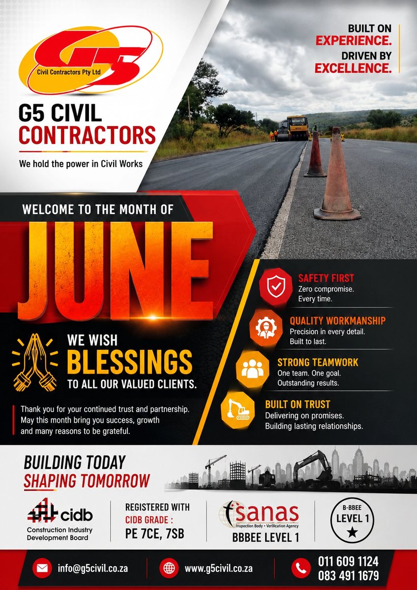 G5Civil's tweet photo. Have a blessed month🙏🔥.
#newmonth #newmonthnewgoals #twitter #Construction https://t.co/OYLsm31Tcr