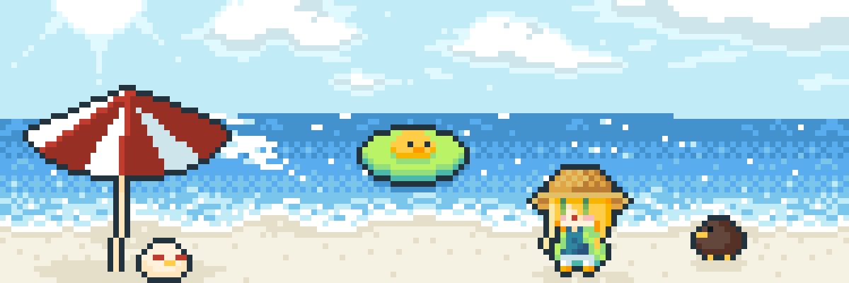 Ollie8642's tweet photo. 新ヘッダーとアイコン
 #ドット絵  #pixelart
 #OllieDotArt https://t.co/BpDIh6Vi7h