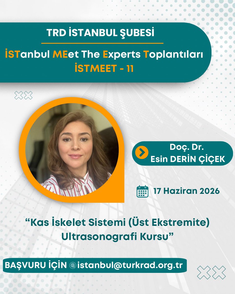 trdistanbul's tweet photo. Eğitime katılmak isteyen üyelerimizin aşağıdaki linkte bulunan başvuru dilekçesini doldurarak istanbul@turkrad.org.tr e-posta adresine göndermeleri gerekmektedir. 

https://t.co/xZ6Gi12H2q https://t.co/1X8FTlFkN2