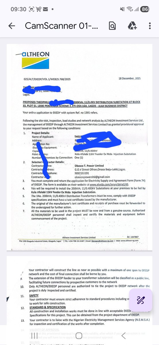 madejibo's tweet photo. @EKEDP there is a private transformer that has been certified for use by @NEMSA_Nigeria and was approved be the eko distribution company in December 2025. Up to now this transformer has not been connected. It is one story or the other. This is the situation. The residents have moved in since December, they have been running on generators since. This is June 1, no change. Every requirement of EKEDP, we have met it. This is terrible! 
@NERCNG @MinistryofPower @NGRPresident @ARISEtv @channelstv @MobilePunch 

@EKEDP is frustrating after collecting fees