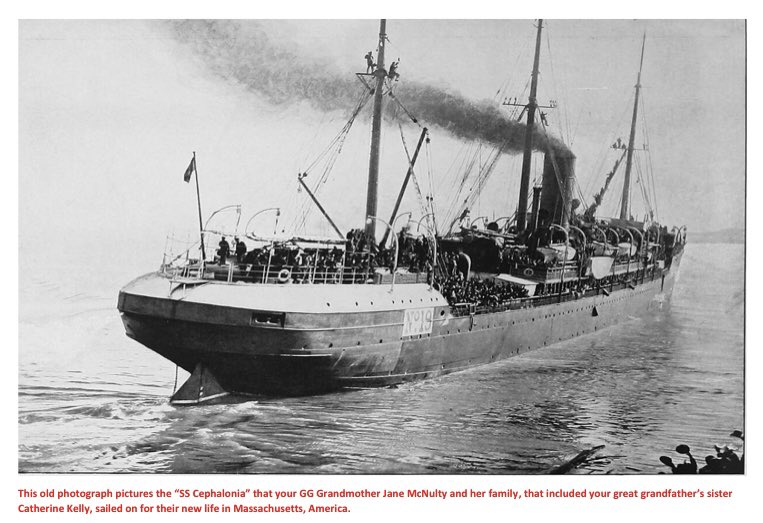NHeirs's tweet photo. Latest #familytree #storybook took in #family #photos from #massachusetts #usa 🇺🇸 #ship they travelled on to #america - a 1900 US #census &amp; the death certificate of their GG #grandmother from #newbedford 🏆 what can I find on your family? Get in touch and #pm me for more details https://t.co/2c8Jr4xl6D