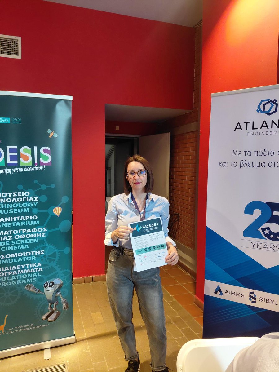 EngAtlantis's tweet photo. 💡 Great discussions, fresh ideas, and meaningful connections at the 13th Technology Forum in Thessaloniki! Proud to represent @WasabiEUProject and engage with the region’s dynamic innovation ecosystem 🤝🚀 https://t.co/m45xd5Fz0x