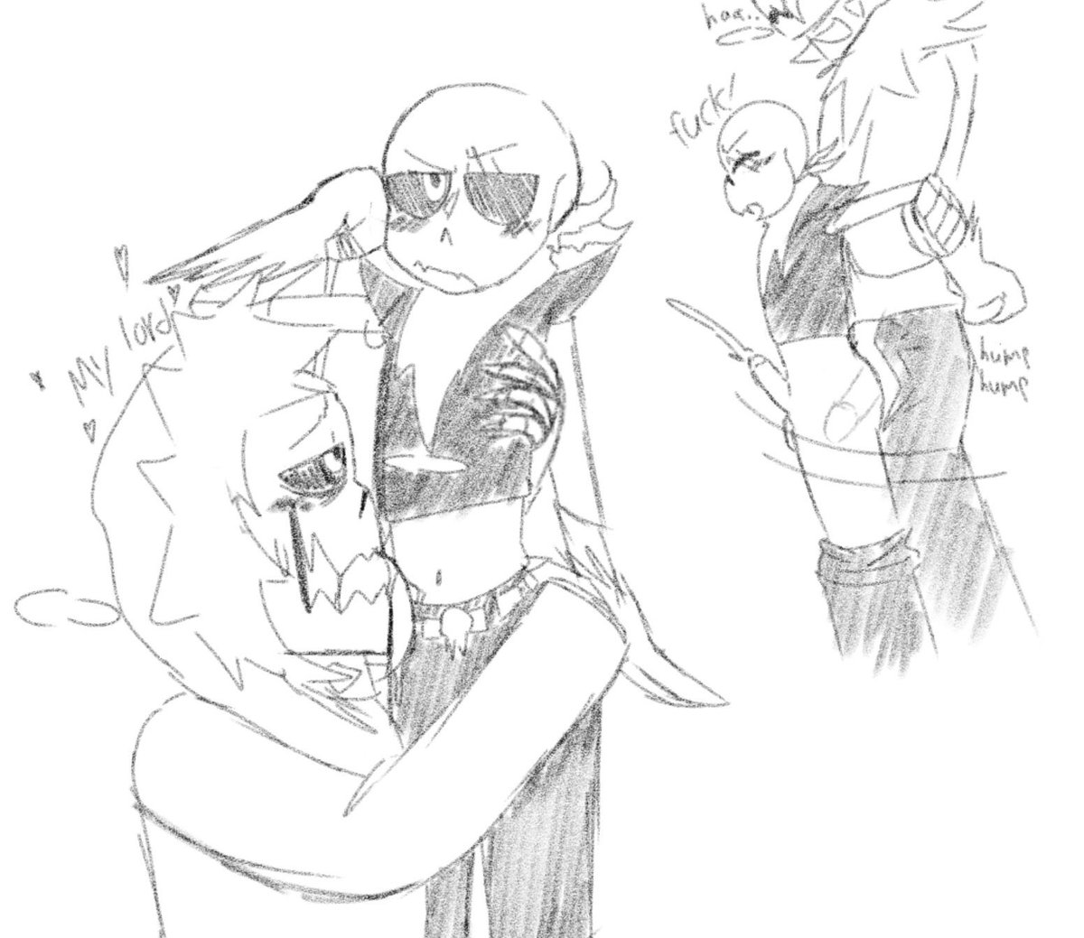 Razzodd's tweet photo. Lazy #fontcest sketch #swapfellred https://t.co/cC5CsKpUo9