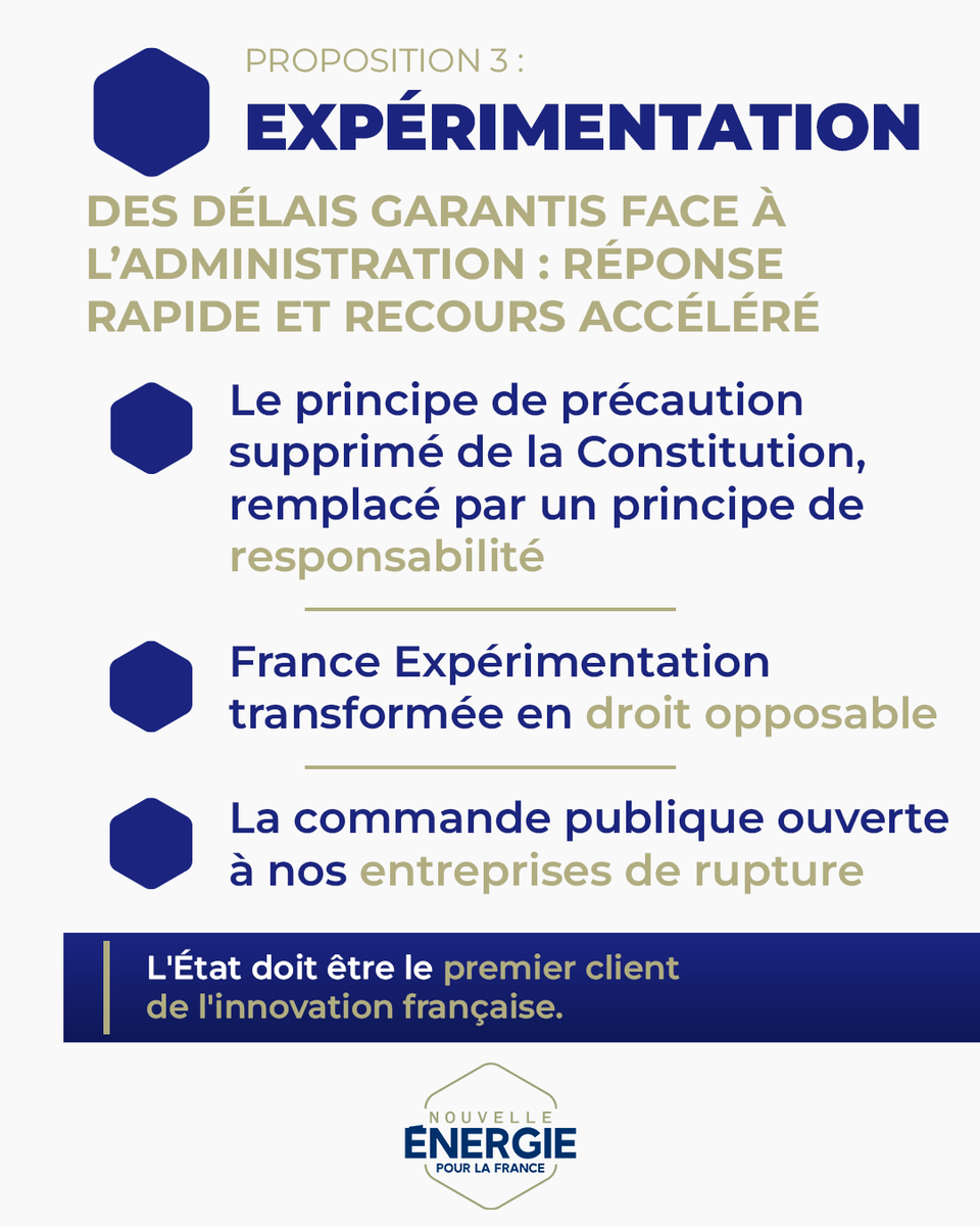 Nouv_Energie's tweet photo. La France regorge d’ingénieurs, d’entrepreneurs, de chercheurs et d’inventeurs.

Ce qui manque, ce n’est pas le génie. C’est la liberté de créer, d’investir et d’expérimenter.

Voici 3 propositions pour libérer l’innovation française et redonner à notre pays son ambition de conquête.