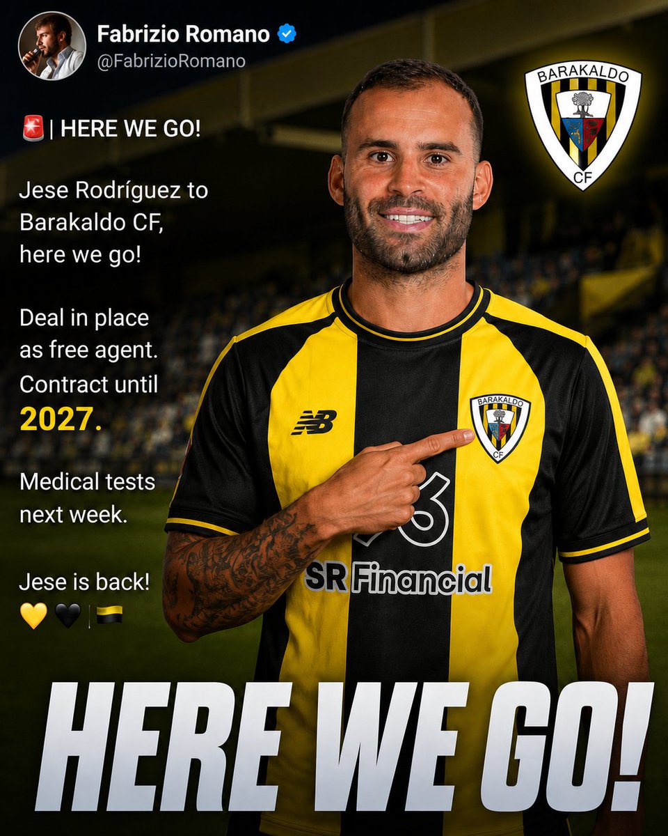 Valinismooo's tweet photo. Bienvenido al @BarakaldoCF 🖤💛
Vaya dupla vamos a hacer en la noche barakaldesa nos van a a cerrar todos los salones de juegos compañero @JeseRodriguez10 https://t.co/qNnVrN9IJi