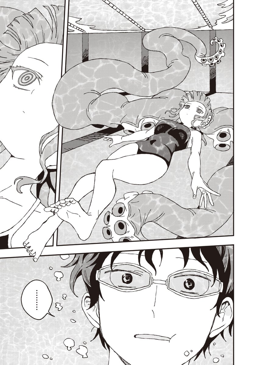 ミズダコちゃんとプール🐙(7/8) 