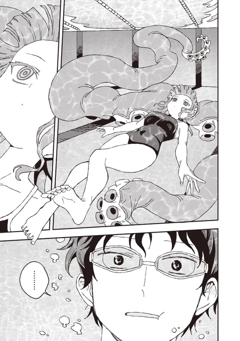 ミズダコちゃんとプール🐙(7/8) 