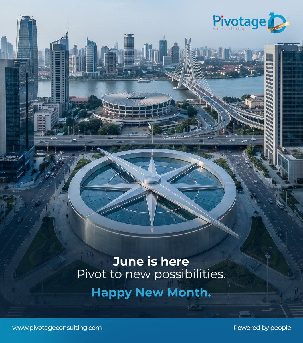 PivotageHR's tweet photo. New month, new opportunities. Let’s reset goals, realign strategies, and rise stronger together.

Happy New Month.

 #HelloJune #NewMonthNewGoals #HRConsulting #PivotageHR #Pivotageconsulting https://t.co/eeSG7xsqYa