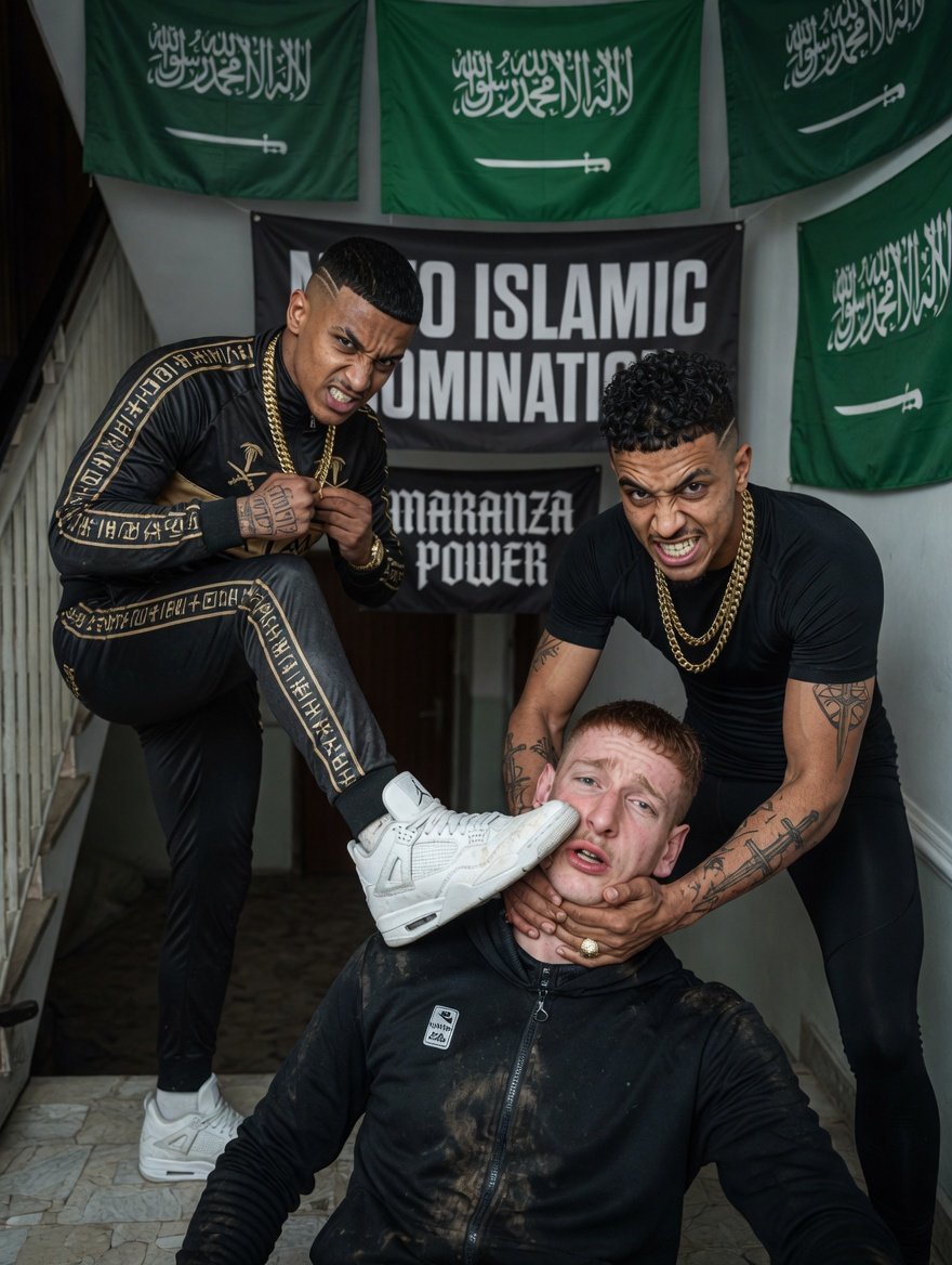 MassimoMag68802's tweet photo. Sorry for being white 
#mnwo #arabdomination https://t.co/F6Zd5XwRiE
