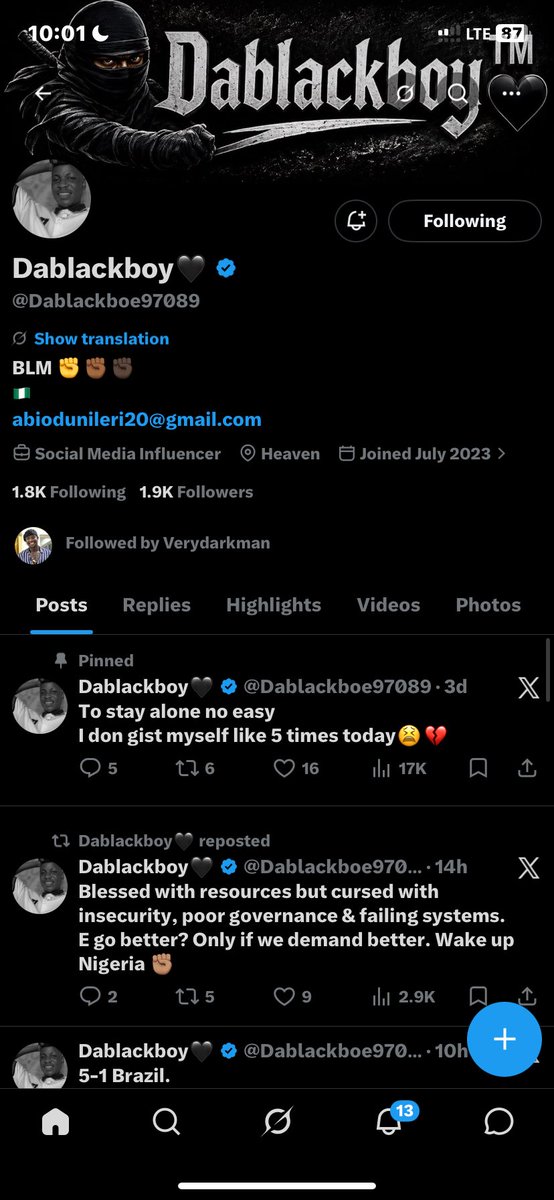 MidnightMotk's tweet photo. @Verydakman_ @ObumnemeAyogu @MeshorJuliet @Dablackboe97089 @Blessed_Vip1 @lukeochiemhen Done ✅ @Verydakman_ https://t.co/RkNdGE2Lkt